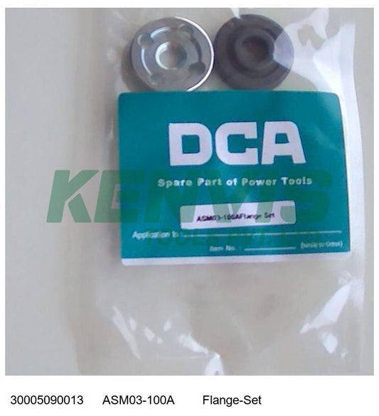 DCA Angle Grinder ASM03-100A Flange Set 30005090013