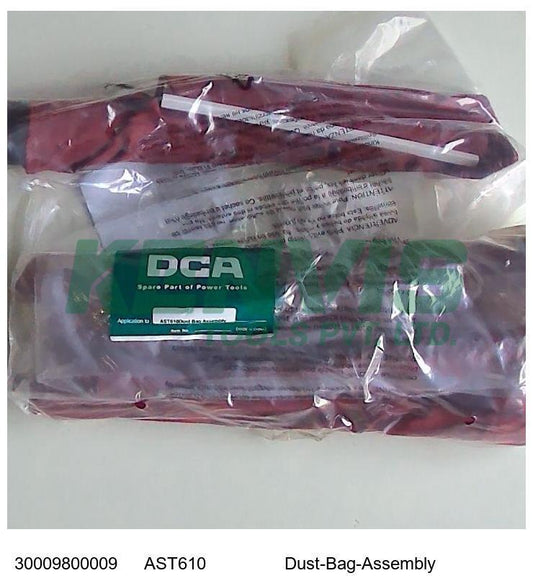 DCA Belt Sander AST610 Dust Bag Assembly 30009800009