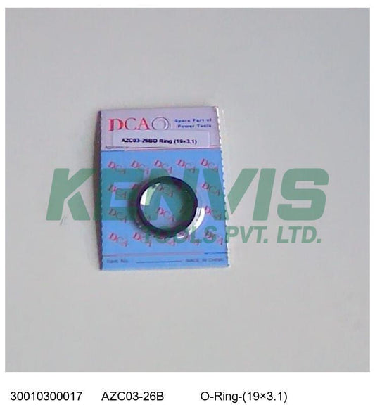 DCA Rotary Hammer AZC03-26B O Ring (19×3.1) 30010300017