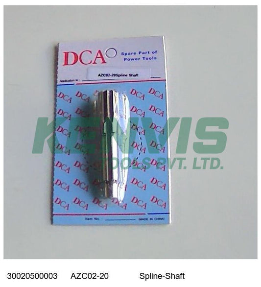 DCA Rotary Hammer AZC02-20 Spline Shaft 30020500003