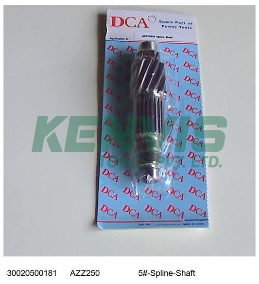 DCA Core Cutter AZZ250 5# Spline Shaft 30020500181