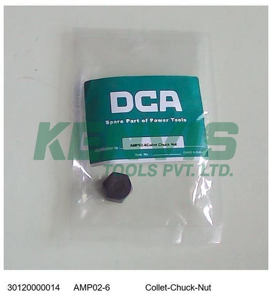 DCA Trimmer AMP02-6 Collet Chuck Nut 30120000014